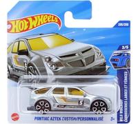 Hot Wheels - Pontiac Aztek Custom - Wild Widebody 3/5 - JBC09 - Short Card - Metallic Silver - Mattel 2025-1:64 - Licensed Model