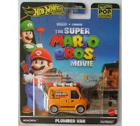 Hot Wheels Pop Culture 2024 Super Mario Bros Plumber Van Hotwheels New & Carded.
