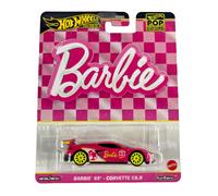 Hot Wheels Pop Culture Collector's Premium Diecast Vehicles Barbie 65th Corvette