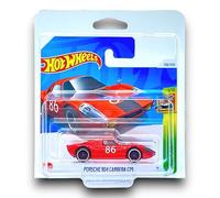 Hot Wheels Porsche 904 Carrera GTS (Red & Black) 1/10 HW Exotics - 2024-158/250 (Short Card) - includes a KLAS Car Keeper Protector Case - HTD94