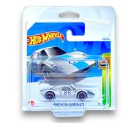 Hot Wheels Porsche 904 Carrera GTS (Silver & Blue) 1/10 HW Exotics - 2024-158/250 (Short Card) - COMES IN A GENUINE KLAS CAR KEEPER PROTECTOR CASE - HRY73