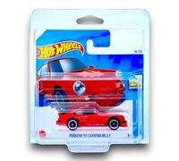 Hot Wheels Porsche 911 Carrera RS 2.7 (Red) 4/10 Factory Fresh - 2024-46/250 (Short Card) - COMES IN A GENUINE KLAS CAR KEEPER PROTECTOR CASE - HTD08