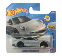 Hot Wheels Porsche 911 Carrera T [Gray] Factory Fresh 1/5, 15/250 New for 2026! 1:64 Scale Diecast Toy Vehicle