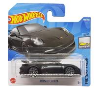 Hot Wheels - Porsche 911 GT3 - Factory Fresh 10/10 - HCX85 - Short Card - Matte Black - Mattel 2022