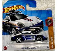 Hot Wheels Porsche 911 Rallye HW Turbo 5/5 (172/250) HRY70 White 2024 + Protector Short Card Frikimonkey