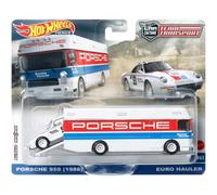 Hot Wheels Porsche 959 1986 No.61 Team Transport Set Of 2 Vehicles