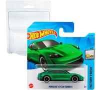 Hot Wheels Porsche Taycan Turbo S Factory Fresh 4/5 (149/250) HKJ31 Short Card Mattel 2023 + Blister & Card Protector Pack Friki Monkey