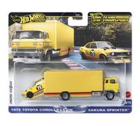 Hot Wheels Prem. - Team Transport: Sakura Sprinter & '72 Corolla Levin JBM34 #75