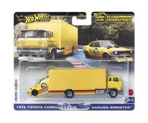 Hot Wheels Prem. - Team Transport: Sakura Sprinter & '72 Corolla Levin JBM34 #75