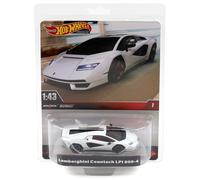 Hot Wheels Premium 1:43 2024 Lamborghini Countach LPI 800-4 White Die-Cast