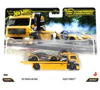 Hot Wheels Premium-1:64 Scale-Car Culture Team Transport-20 Toyota GR Supra-New