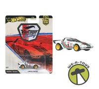 Hot Wheels Lancia Stratos Car Culture Vehicle, Premium 1:64 Scale Die-Cast Toy Car with Real Riders Tires & Metal/Metal Body & Chassis, JKF26