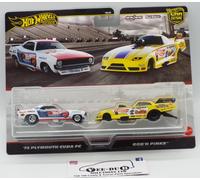 Hot Wheels Premium '72 Plymouth Cuda & Rob'N Pinks Car Culture Twin Pack NEW