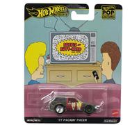 Hot Wheels Beavis 77 Packing Pacer Car Model - Die Cast Scale 1:64 - Length 7 cm - HVJ43 - Pop Culture Series