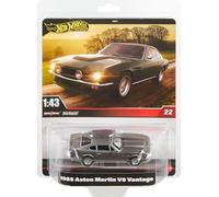 Hot Wheels Premium Aston Martin, 1:43rd Scale Vehicle, Officially Licensed Replicas for Adult Collectors, Real Riders Tires, Metal/Metal Body & Chassis, HWT12