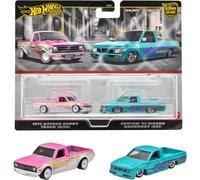 Hot Wheels Premium autocultuur, Real Riders (1975 Datsun Sunny Truck (US IMPORT)