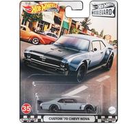 Hot Wheels Premium Boulevard Custom '70 Chevy Nova #35 (Gray)