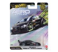 Hot Wheels Premium Car Culture 1:64 Scale Die-Cast 2005 Audi A4 DTM | Die-Cast Toy Vehicle with Real Riders Tires & Metal/Metal Body & Chassis, Aerostyles Mix, JKF04