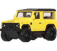 Hot Wheels Premium Car Culture 1:64 Scale Die-Cast Land Rover Defender 90 Off-Road Vehicle with Real Riders Tyres