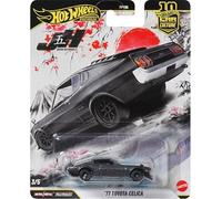 Hot Wheels Die-Cast 1977 Toyota Celica (RA28) – 1:64 Metal/Metal, Real Riders Tires JKD98