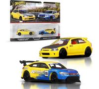 Hot Wheels Premium - Car Culture 2-Pack: Civic Type R EK9 x Civic Type R JBL00