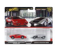Hot Wheels Premium - Car Culture 2-Pack: Lamborghini Countach Stratos Zero JBL02