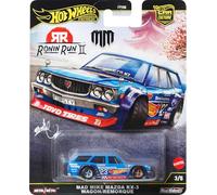 Hot Wheels Premium Car Culture Collectible Toy Car, 1:64 Scale Die-Cast 2005 Mitsubishi Evo IX Wagon, Fast Wagons Vehicle with Real Riders Tires