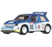 Hot Wheels Premium Car Culture Collectible Toy Car, 1:64 Scale Die-Cast '86 MG Metro 6R4, Hammer Drop Vehicle with Real Riders Tires
