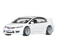 Hot Wheels Premium Car Culture Collectible Toy Car, 1:64 Scale Die-Cast Honda Civic FD2 Type-R, Ronin Run 2 Vehicle with Real Riders Tires