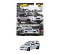 Hot Wheels Premium Car Culture Collectible Toy Car, 1:64 Scale Die-Cast Subaru Forester STI, Ronin Run 2 Vehicle with Real Riders Tires