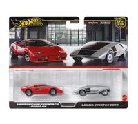 Hot Wheels Premium - Car Culture 2-Pack: Lamborghini Countach Stratos Zero JBL02