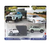 Hot Wheels Premium Car Culture Team Transport - '18 Toyota 4Runner and '89 Toyota Supra