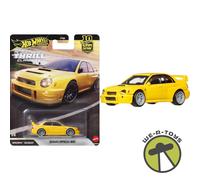 Hot Wheels Subaru Impreza WRX Car Culture Vehicle, Premium 1:64 Scale Die-Cast Toy Car with Real Riders Tires & Metal/Metal Body & Chassis, JKF21