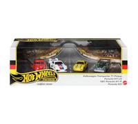 Hot Wheels - Premium Collector 4 Display Set - HRT54 - Real Riders - Metal/Metal - Volkswagen Transporter T1 Pickup - Porsche 917 LH - 1967 Porsche 911 R - Porsche 935 - Mattel 2024-1:64