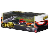 Hot Wheels Premium Collector Set Track Day Diorama 4 Vehicle Display Set