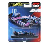 Hot Wheels 1:64 Scale Premium Die-Cast BWT Alpine - Pierre Gasly #10 Formula 1 Collectible Toy Race Car with Real Riders Tires & Metal/Metal Body & Chassis, JKD82
