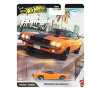 Hot Wheels Cars, Premium Fast & Furious, 1970 Dodge Challenter R/T, 1:64 Scale Die-Cast Car for Collectors Inspired by Movie Franchise , JHW64