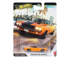 Hot Wheels Premium Fast & Furious 1970 Dodge Challenter R/T Car | Die-Cast 1:64 Toy Car for Collectors Inspired by Fast Movie Franchise , JHW64