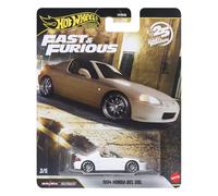 Hot Wheels Cars, Premium Fast & Furious, 1994 Honda del Sol, 1:64 Scale Die-Cast Car for Collectors Inspired by Movie Franchise , JHW63