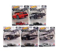 Hot Wheels Premium Fast & Furious 2022 Complete Set of 5 Diecast Vehicles from DMC55-957J Release