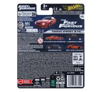 Hot Wheels Car Culture Fast & Furious Nissan 240SX (S14), 1:64 Scale Premium Die-Cast Vehicle for Collectors