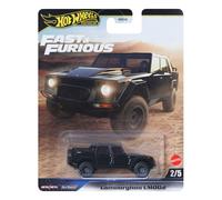 Hot Wheels Premium Fast & Furious Lamborghini LM002 - 1:64 Scale Die-Cast SUV with Real Riders & Metal Body - Collector Vehicle Inspired by Fast & Furious