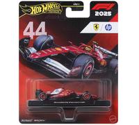 Hot Wheels Premium Formula 1 Charles Leclerc Race Car | 1:64 Scale Die-Cast Scuderia Ferrari HP Collectible Toy Race Car with Real Riders Tires & Metal/Metal Body & Chassis, JKD86