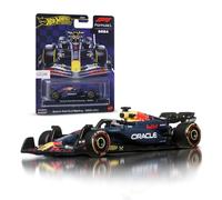 Hot Wheels Premium Formula 1 Collection 1:64 Scale Die-Cast Oracle Red Bull Racing RB20 Vehicle with Real Riders Tires & Metal Body & Chassis, JBM12