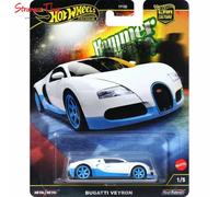 Hot Wheels Premium Bugatti Veyron, Car Culture Circuit Legends Vehicles for Kids 3 Years Old & Up and Adult fans and Collectors, Premium Collection of Car Culture 1:64 Scale Vehicles, HRW06