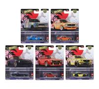 Hot Wheels Premium Japanese Car Collection, 5 Die-Cast Models, Limited Edition, 1:64 Scale FPY86-961B