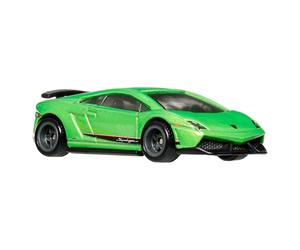 Hot Wheels - Premium - Lamborghini Gallardo LP 570-4 Superleggera - JHW33 - GJT68 - Boulevard Rider 1/48 - Premium Card - Real Riders - Green - Official Model - Mattel 2026-1:64