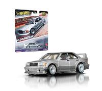 Hot Wheels Premium Mercedes-Benz 190E, Car Culture Circuit Legends Vehicles for Kids Age 3+, Adult Fans and Collectors, Premium Collection of Car Culture 1:64 Scale Vehicles, HRV98