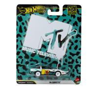 Hot Wheels MTV Premium POP Culture '84 Corvette Die Cast Car