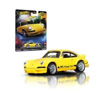 Hot Wheels Premium Car Culture Collectible Toy Car, 1:64 Scale Die-Cast Porsche 911 Carrera RS 2.7, Hammer Drop Vehicle with Real Riders Tires, HRW07